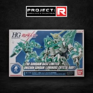 Bandai HGUC 1/144 The Gundam Base Tokyo Exclusive HGUC RX-0 Unicorn Gundam [Luminous Crystal Body]